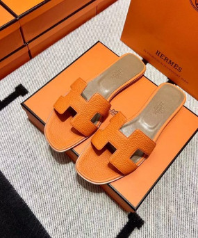 에르메스 올수공 오란 슬리퍼 샌들 토고 38